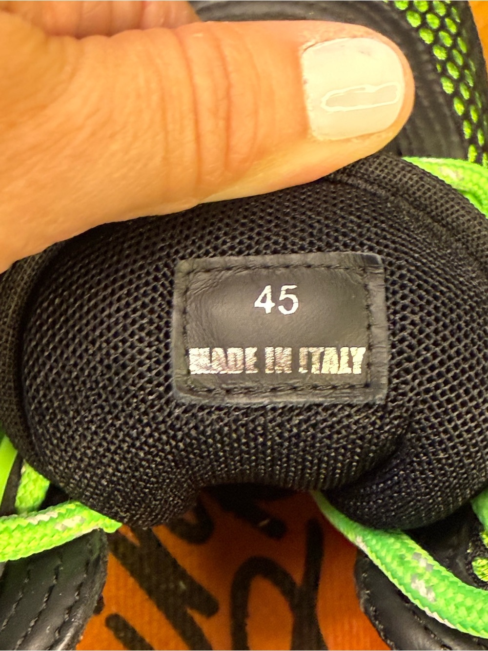 Versace Chain Reaction 'Black Green' Sneakers Men 12 COA Available - Picture 13 of 16